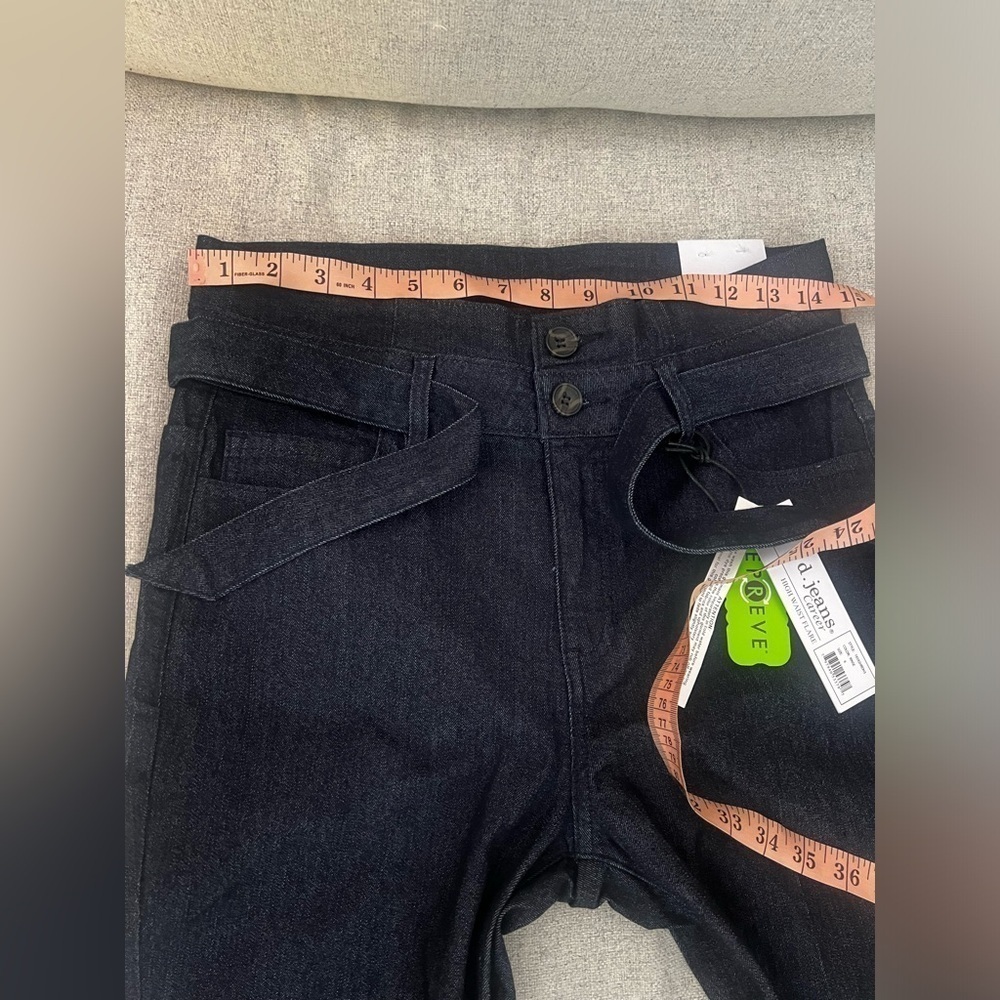 D. Jeans High Waist Flare | Size 6 | Dark Blue | NWT - Picture 8 of 8